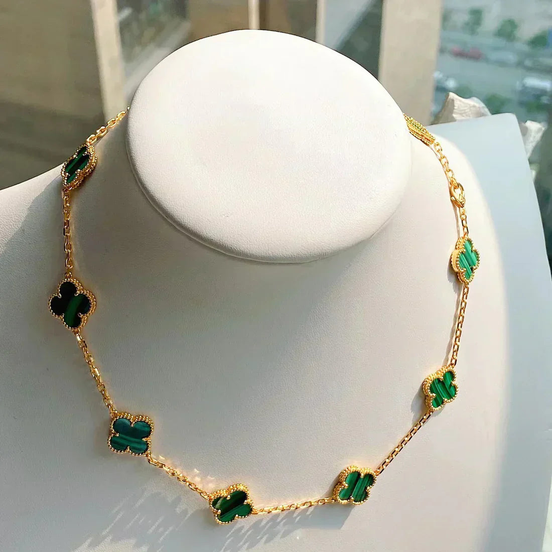 CLOVER | Collana Verde 10 Motivi
