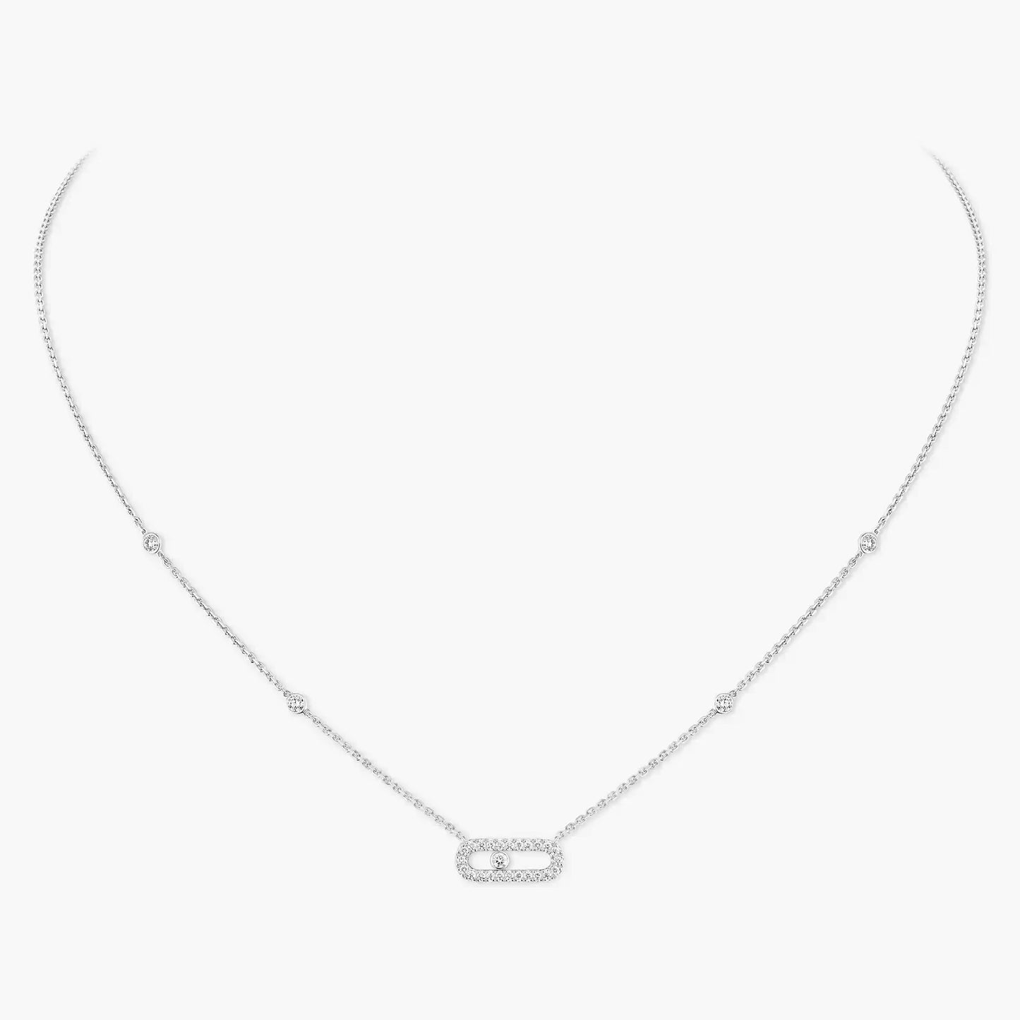 ESCLUSIVO | Collana Mollyanne Diamanté Uno – Argento