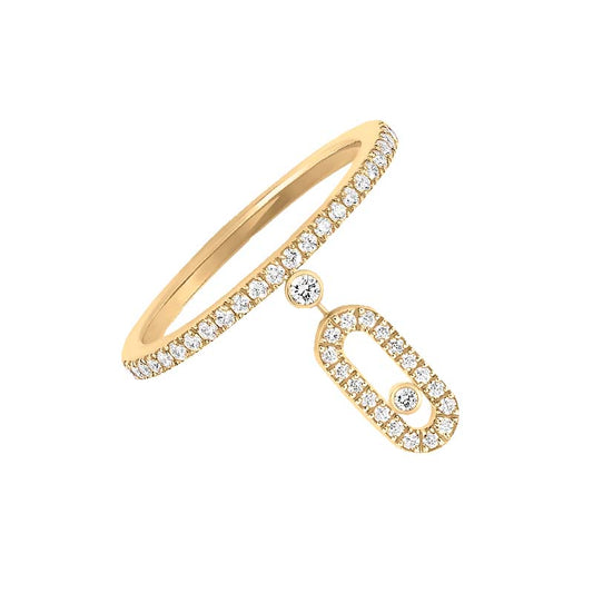 ESCLUSIVO | Anello Pendente Chaira con Diamanté