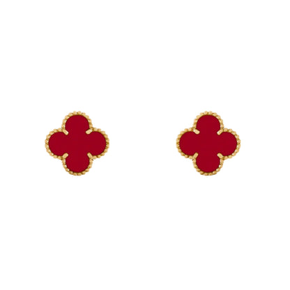 CLOVER | Orecchini Rossi