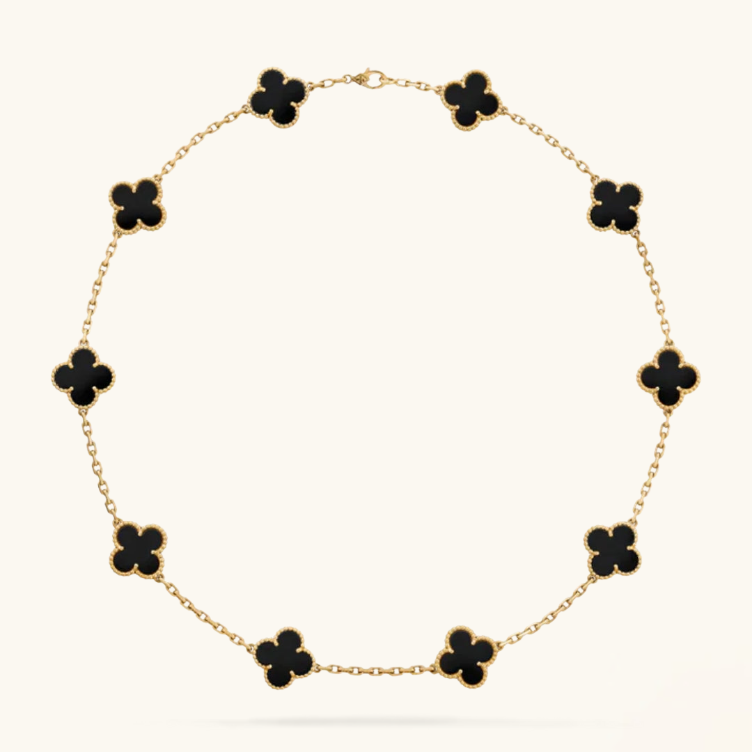 CLOVER | Collana Nera 10 Motivi