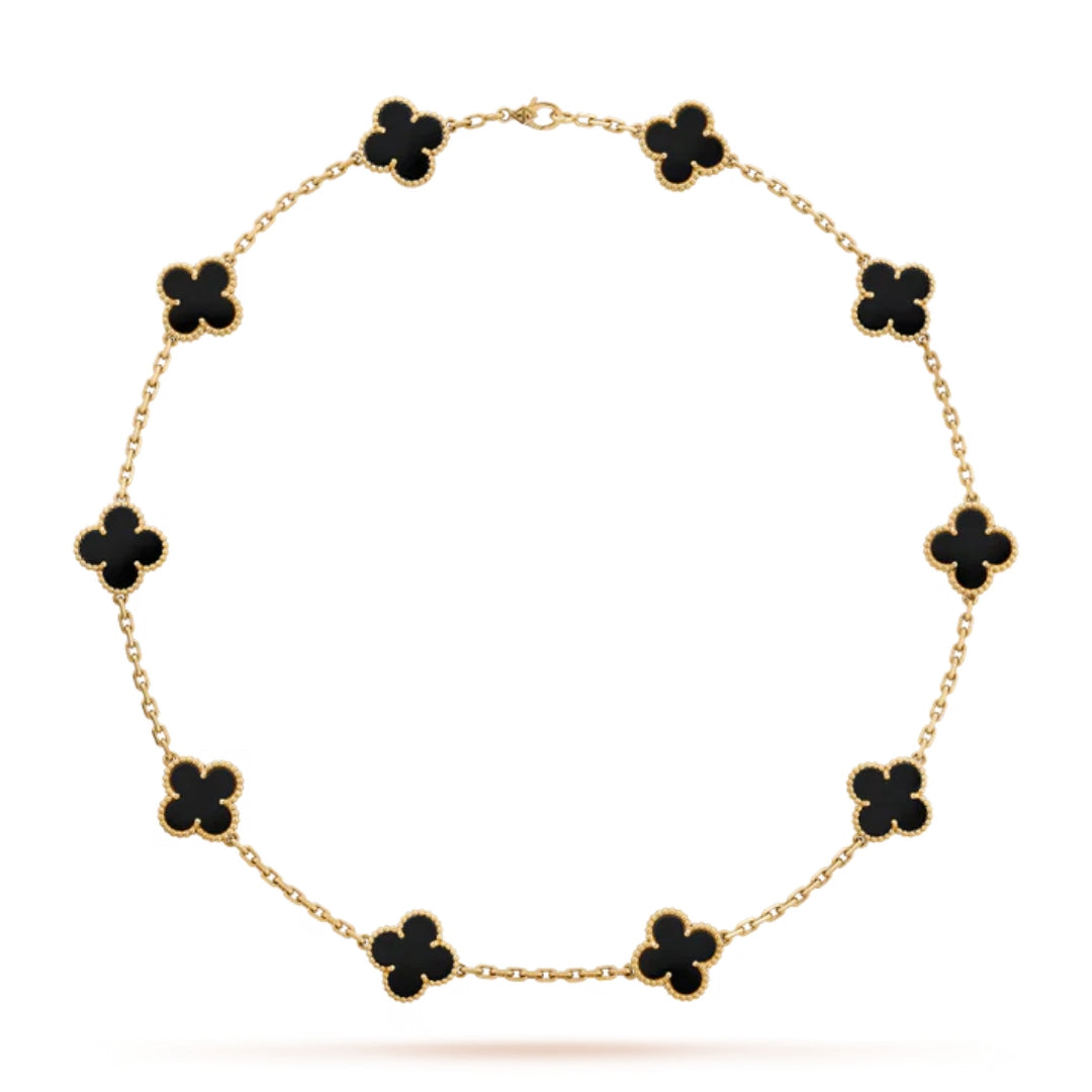 CLOVER | Collana Nera 10 Motivi