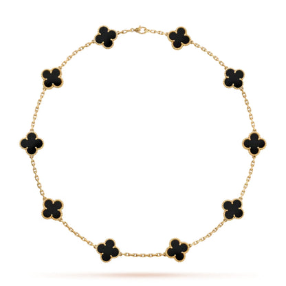 CLOVER | Collana Nera 10 Motivi