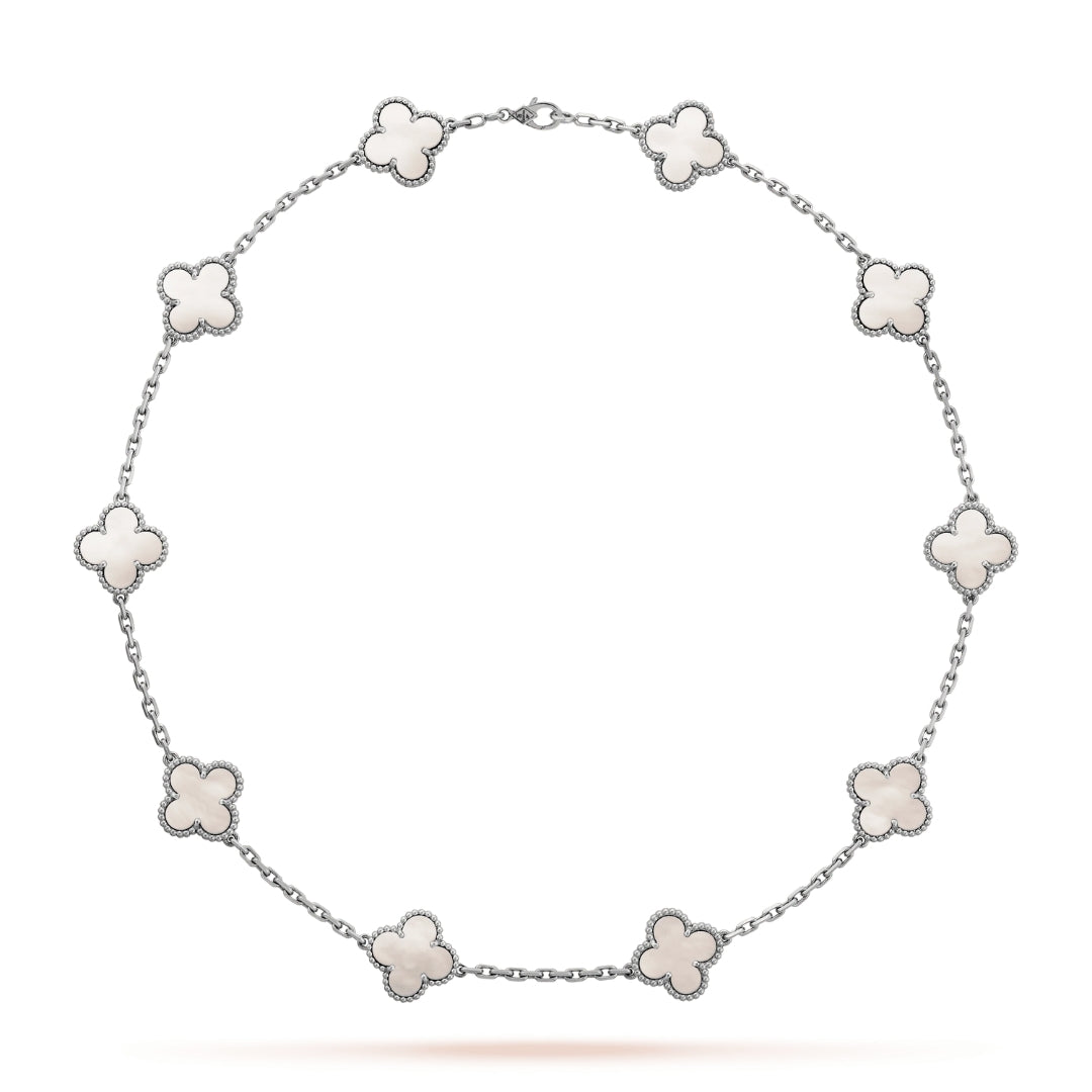 CLOVER | Collana in Argento con 10 Motivi
