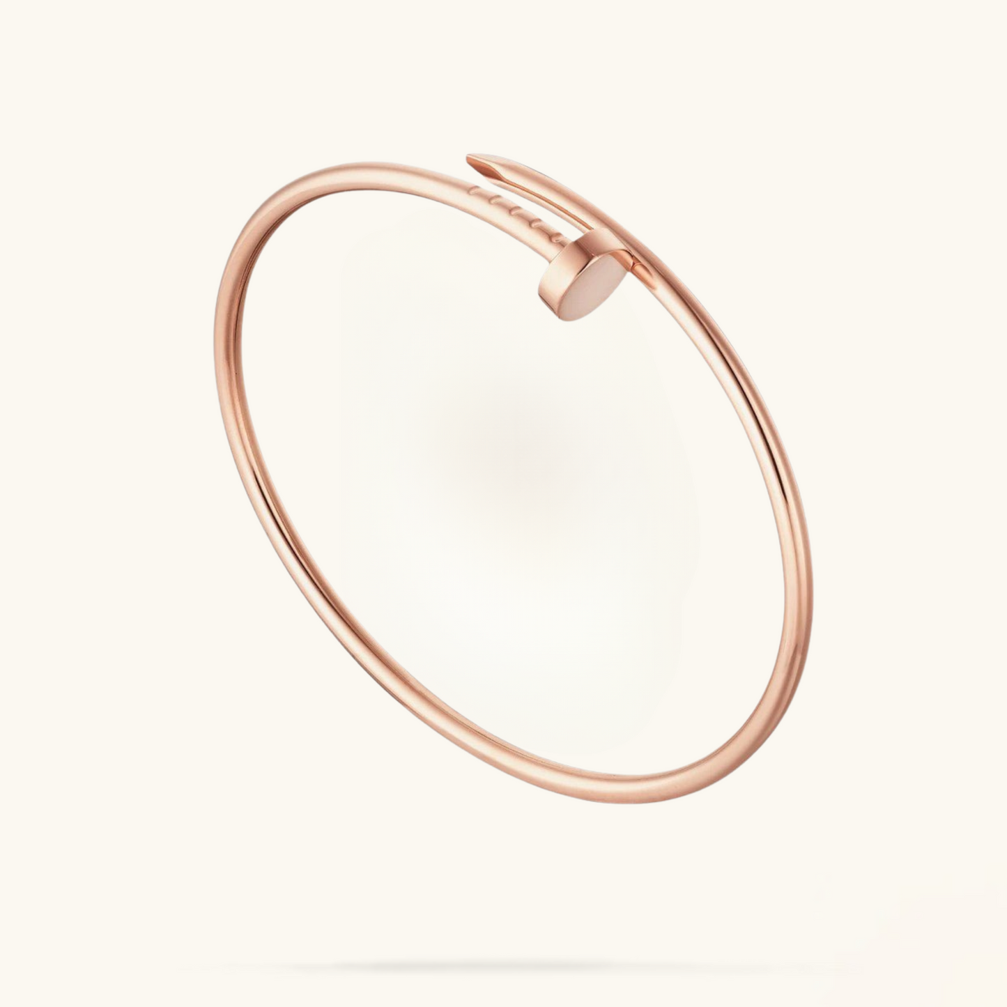SPIKE | Bracciale Sottile in Oro Rosa