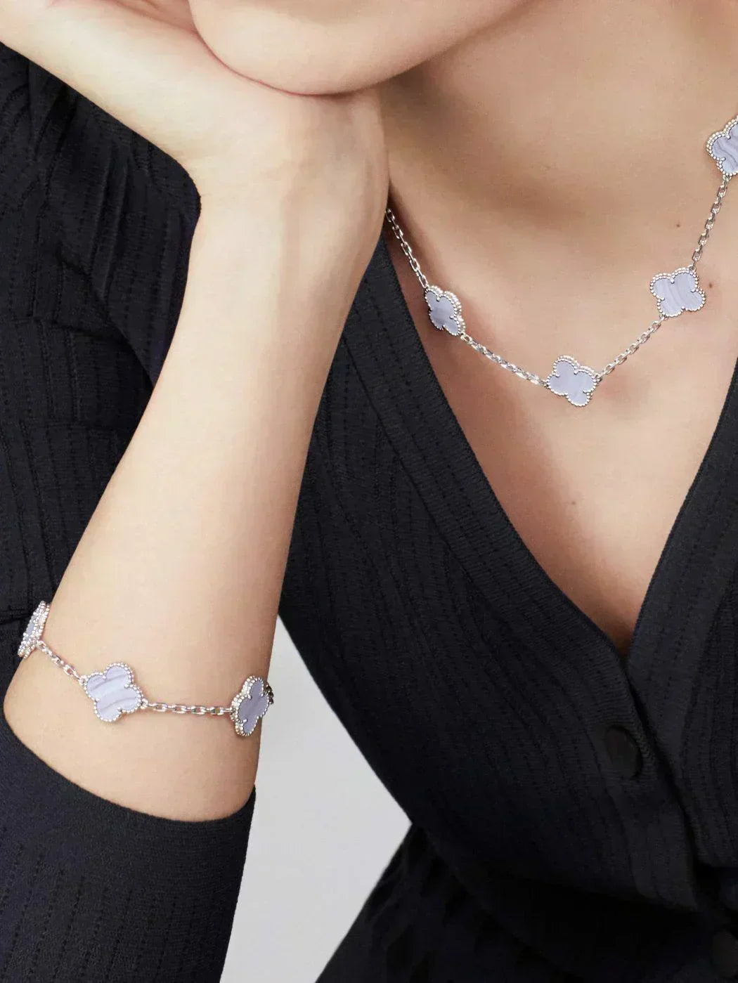 CLOVER | Collana Viola 10 Motivi
