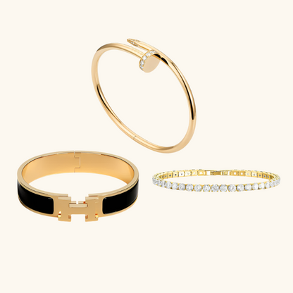 Set di Bracciali a 3 Pezzi Marbella