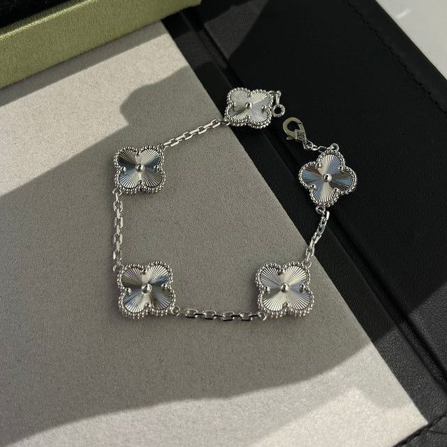 CLOVER | Bracciale in Argento