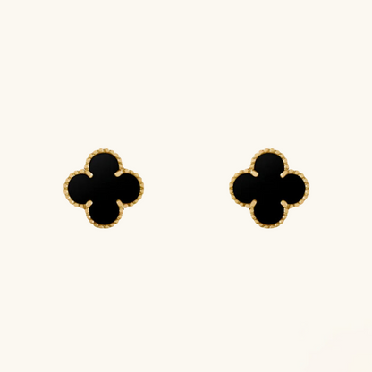 CLOVER | Orecchini Neri