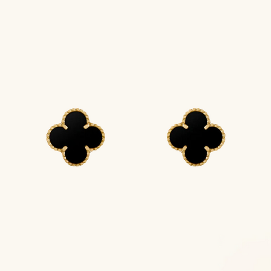 CLOVER | Orecchini Neri