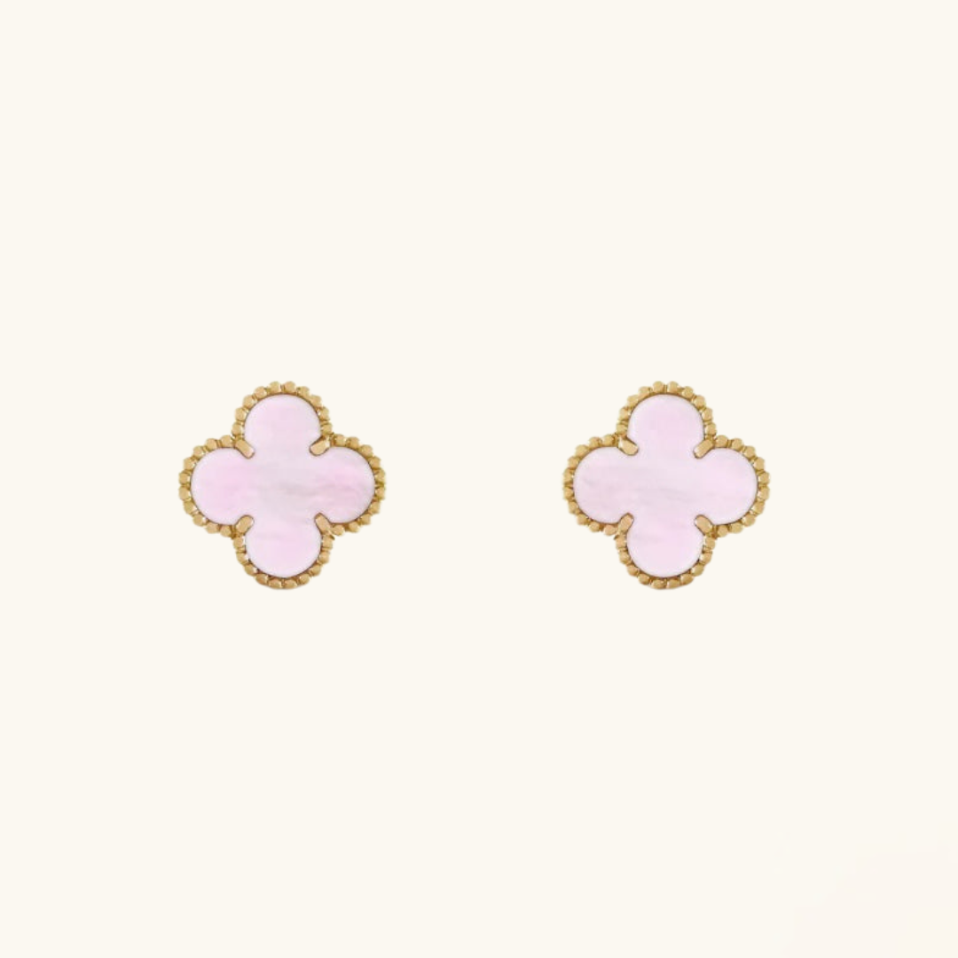 CLOVER | Orecchini rosa