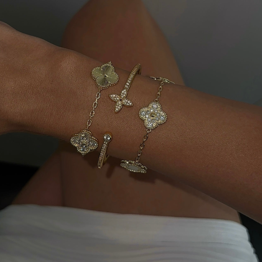 Set di Braccialetti a Stella in 2 Pezzi