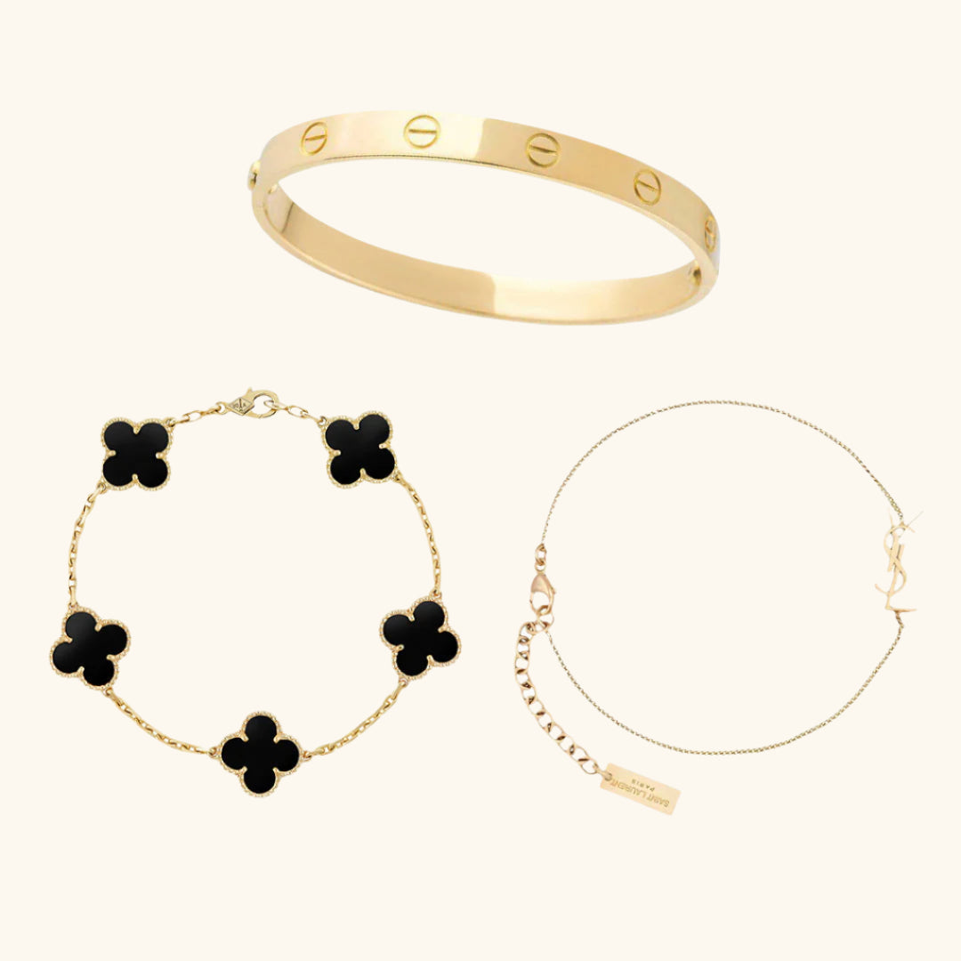 Set di Bracciali a 3 Pezzi Dubai