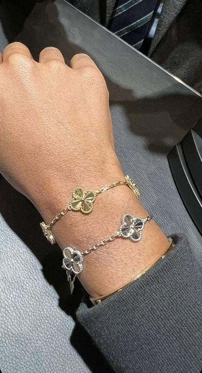 Set di Bracciali a 2 Pezzi - Argento/Oro